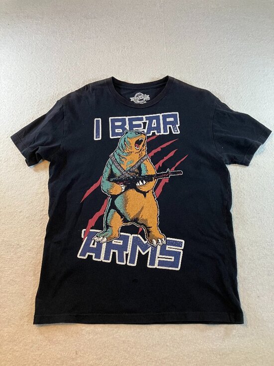Art 15 Other - Art 15 Slothing Smoke 'em I Bear Arms Graphic T Shirt Size Medium‎